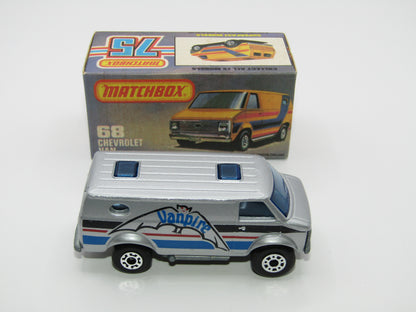 Matchbox Superfast 68C Chevy Van Vanpire REVERSED Wheels