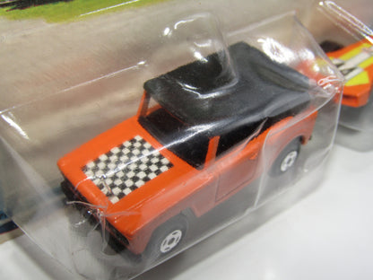 Matchbox Superfast Twin Pack TP-9 Field Car & ORANGE Team Matchbox 5 SPOKE Front Wheels