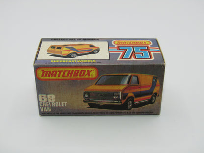 Matchbox Superfast 68C Chevy Van Vanpire REVERSED Wheels