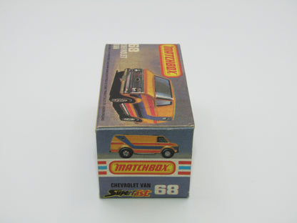 Matchbox Superfast 68C Chevy Van Vanpire REVERSED Wheels