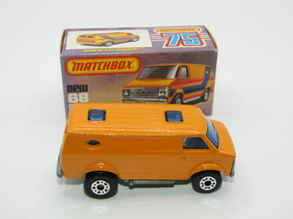 Matchbox Superfast 68C Chevy Van Orange NO TAMPO Print