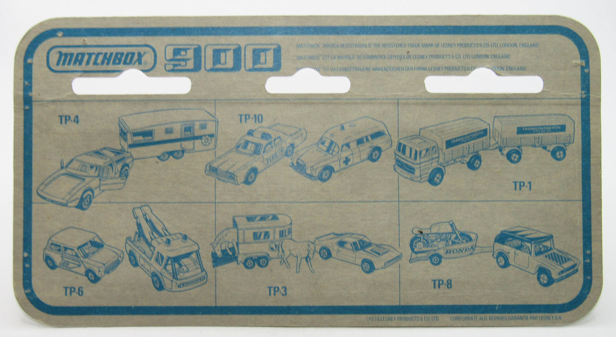 Matchbox Superfast Twin Pack TP-6 Yellow Toe Joe GREEN Booms & Red Mini