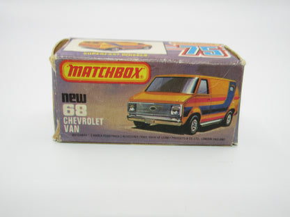 Matchbox Superfast 68C Chevy Van ASPECTS & IMAGES - Promotional