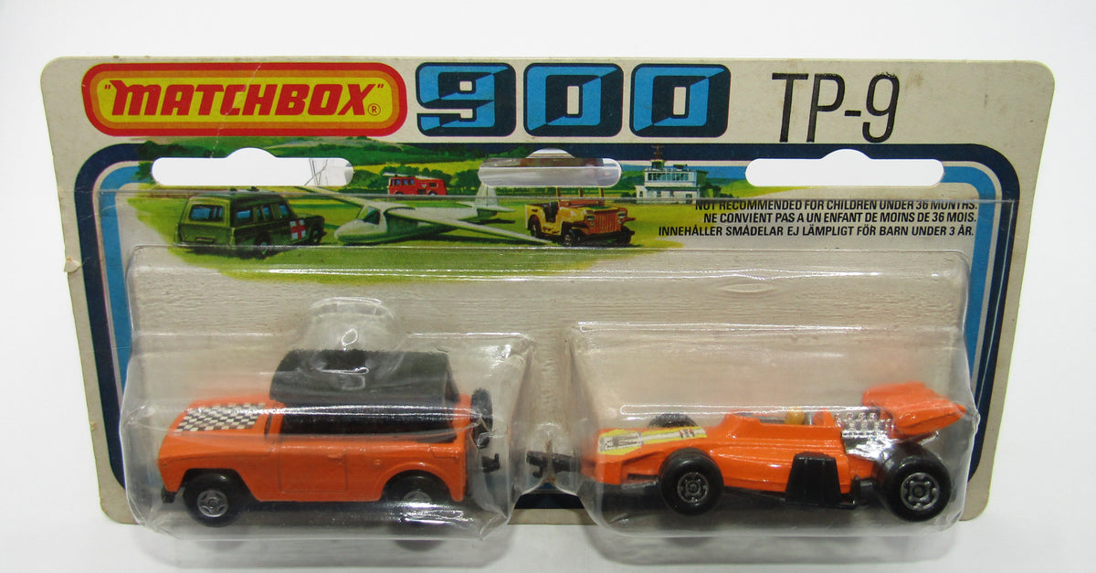 Matchbox Superfast Twin Pack TP-9 DARK Orange Field Car ORANGE Team Matchbox