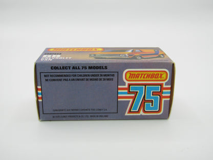 Matchbox Superfast 68C Chevy Van SMOKE Windows Blue & Red Stripe
