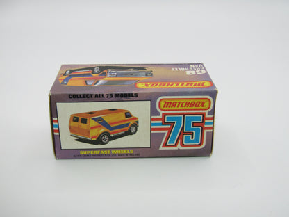 Matchbox Superfast 68C Chevy Van White Adidas Tampo