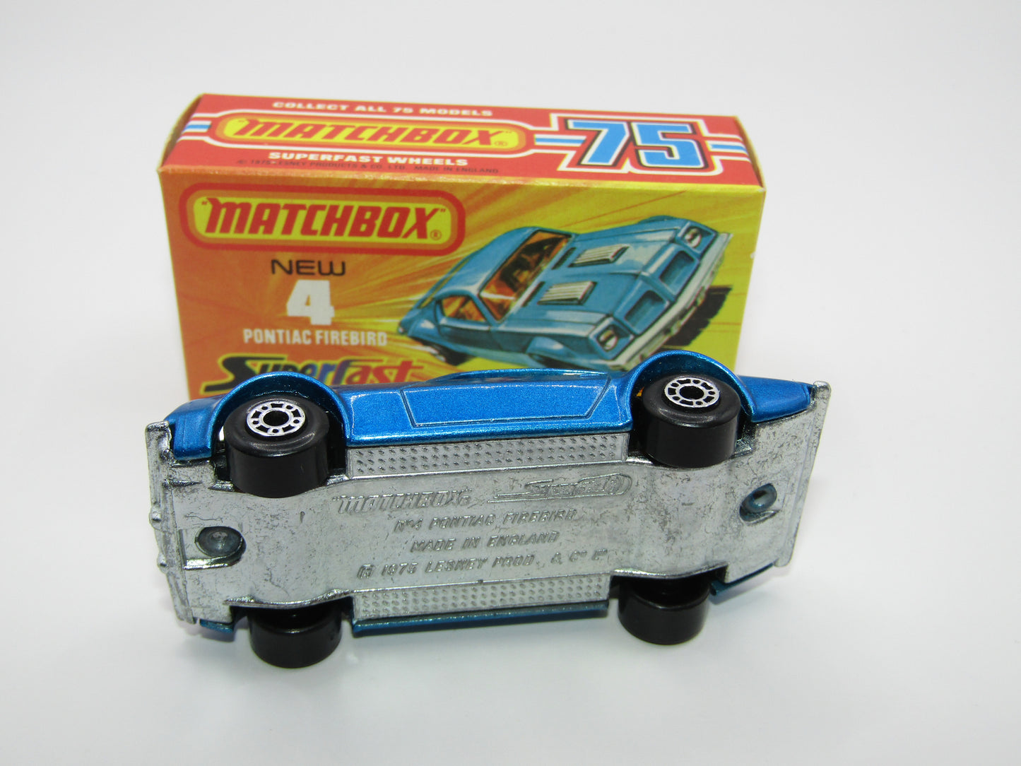 Matchbox Superfast 4C Pontiac Firebird DARK Metallic Blue