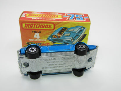 Matchbox Superfast 4C Pontiac Firebird DARK Metallic Blue
