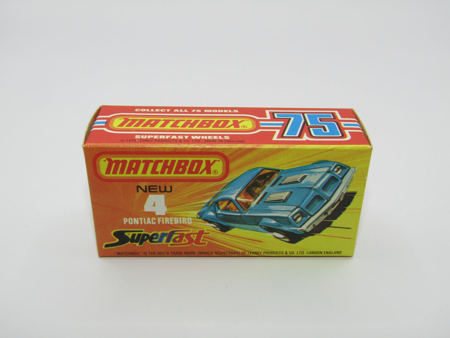 Matchbox Superfast 4C Pontiac Firebird DARK Metallic Blue