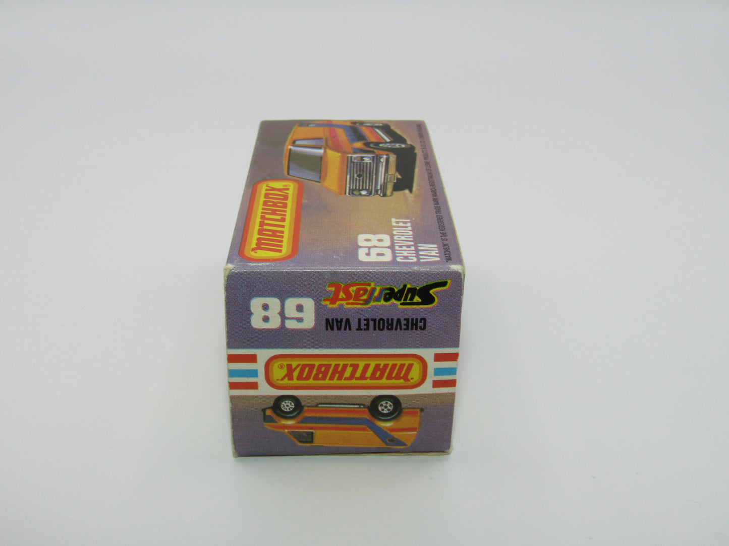 Matchbox Superfast 68C Chevy Van GREEN Windows