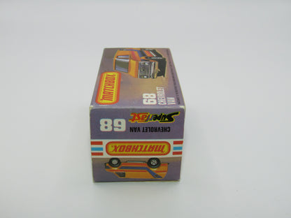 Matchbox Superfast 68C Chevy Van GREEN Windows