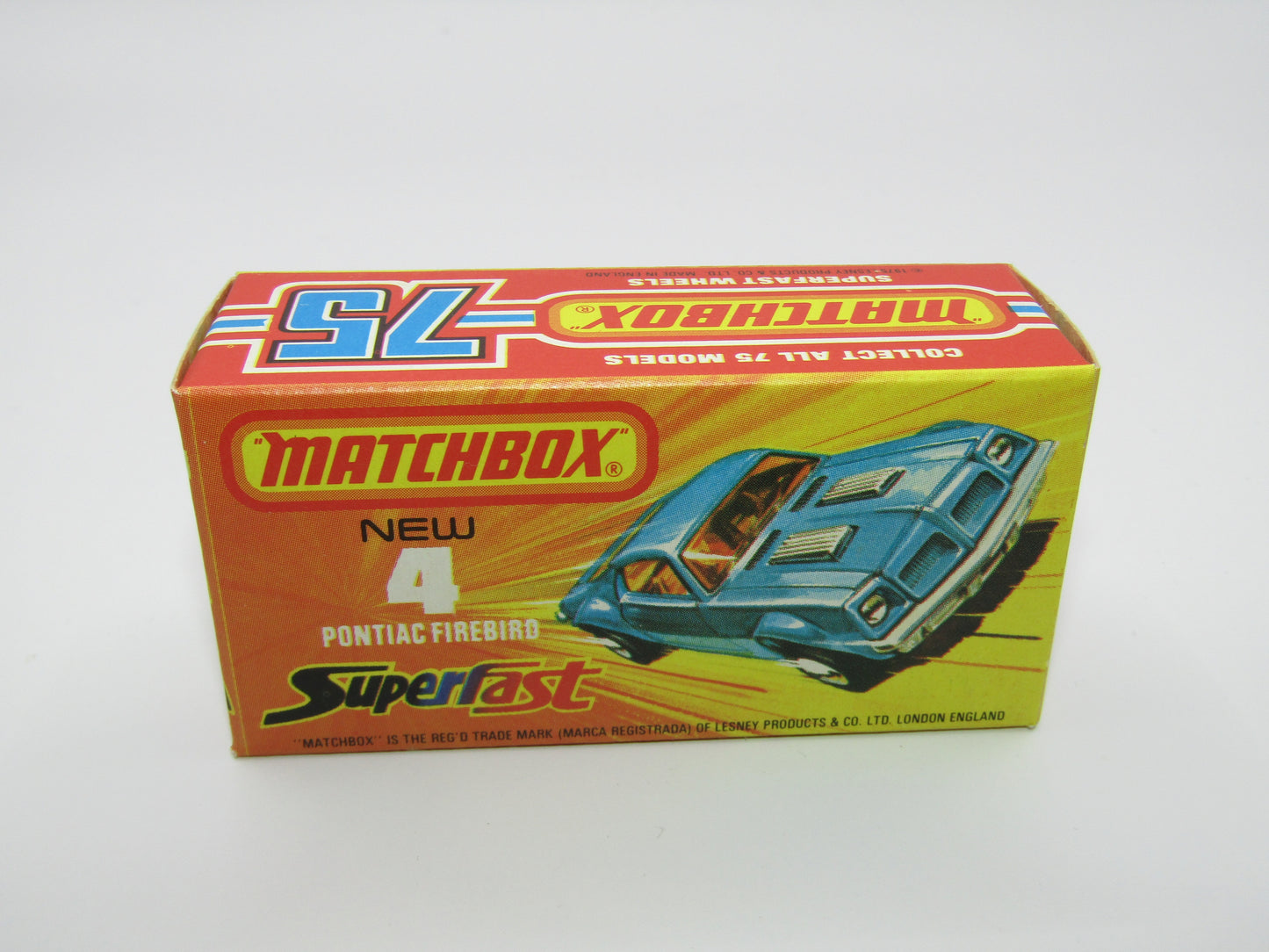 Matchbox Superfast 4C Pontiac Firebird DARK Metallic Blue