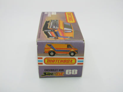 Matchbox Superfast 68C Chevy Van GREEN Windows
