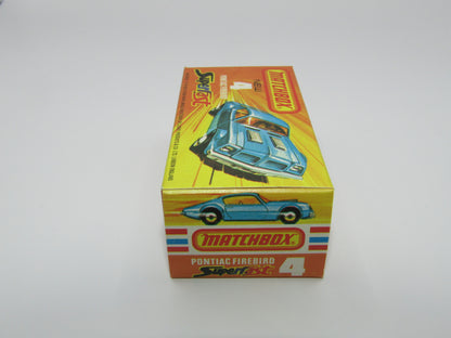 Matchbox Superfast 4C Pontiac Firebird DARK Metallic Blue