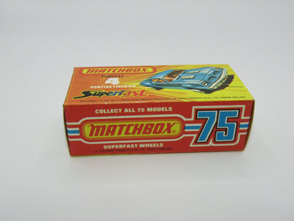 Matchbox Superfast 4C Pontiac Firebird DARK Metallic Blue