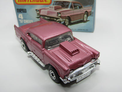 Matchbox Superfast 4D '57 Chevy Light Metallic Pink
