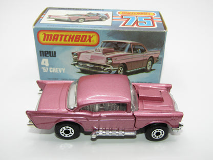 Matchbox Superfast 4D '57 Chevy Light Metallic Pink