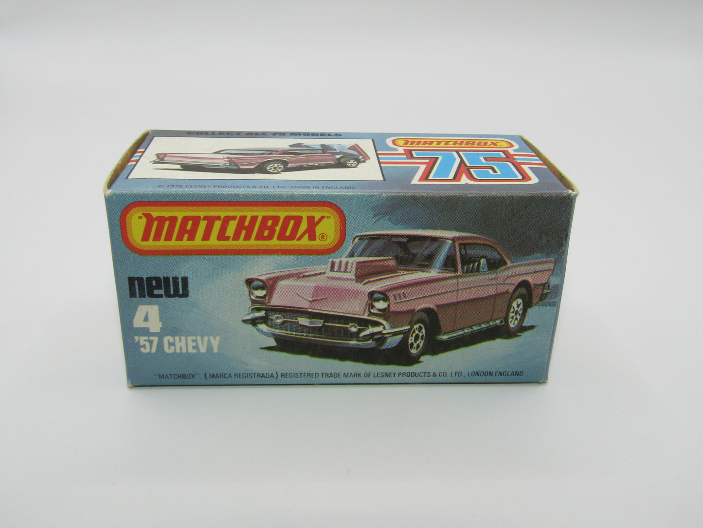 Matchbox Superfast 4D '57 Chevy Light Metallic Pink