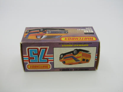 Matchbox Superfast 68C Chevy Van RED Windows