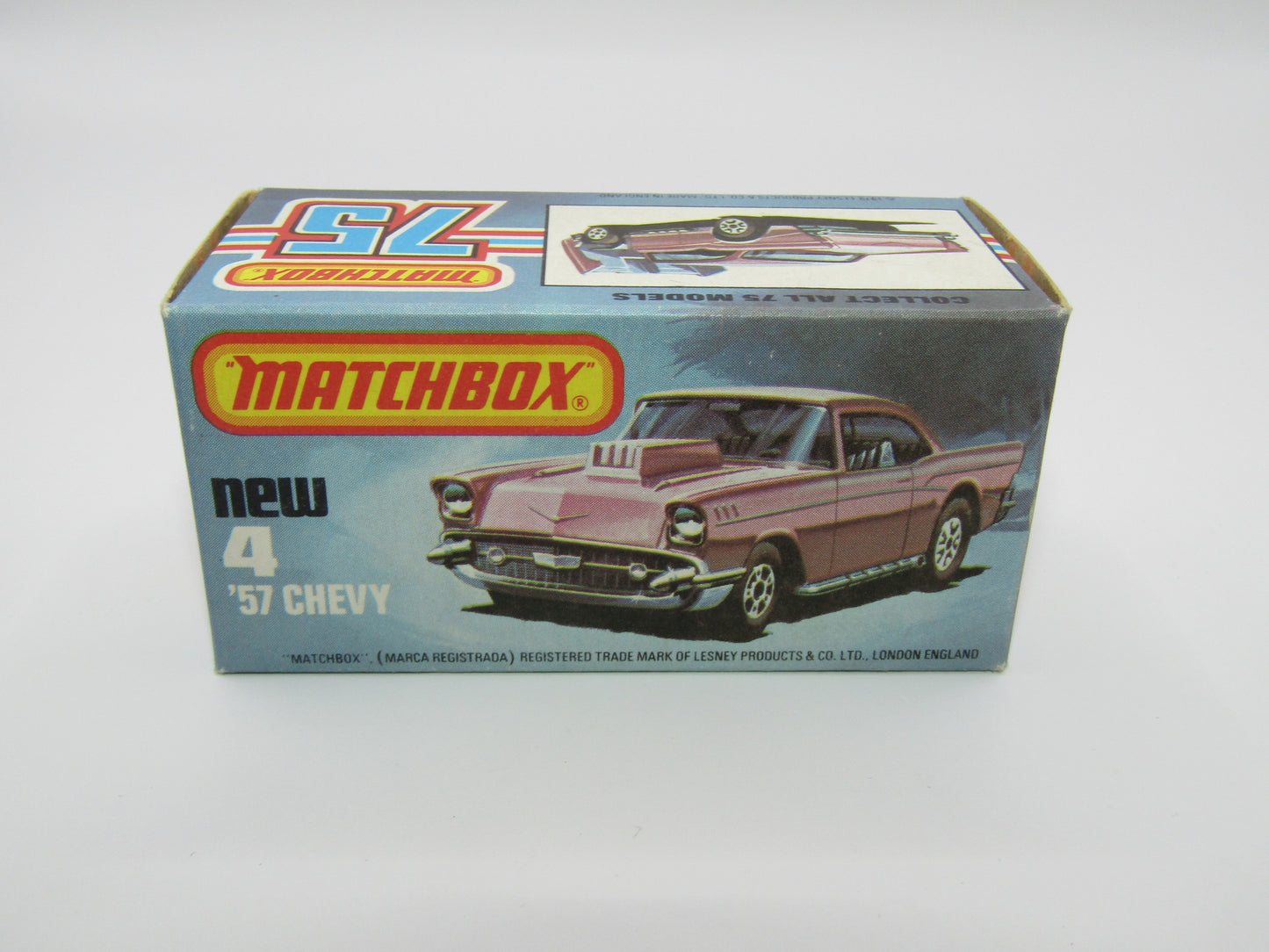 Matchbox Superfast 4D '57 Chevy Light Metallic Pink