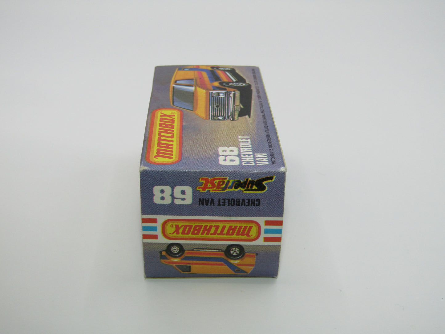 Matchbox Superfast 68C Chevy Van,Vanpire, SILVER Base