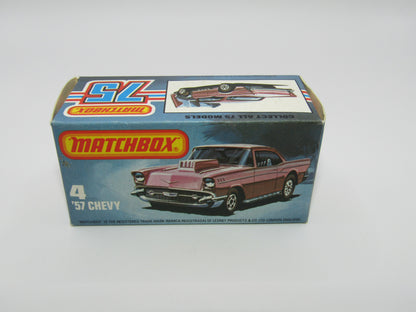 Matchbox Superfast 4D '57 Chevy Dark Metallic Pink