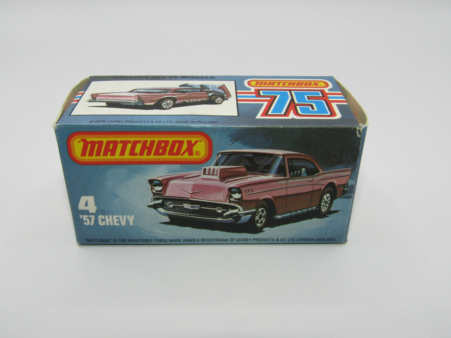 Matchbox Superfast 4D '57 Chevy Dark Metallic Pink