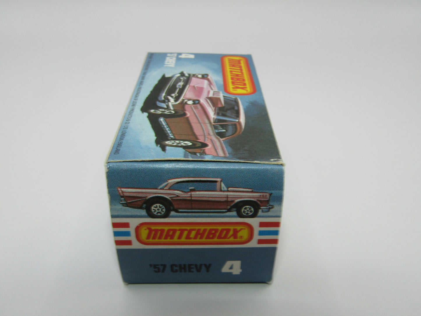 Matchbox Superfast 4D '57 Chevy Dark Metallic Pink