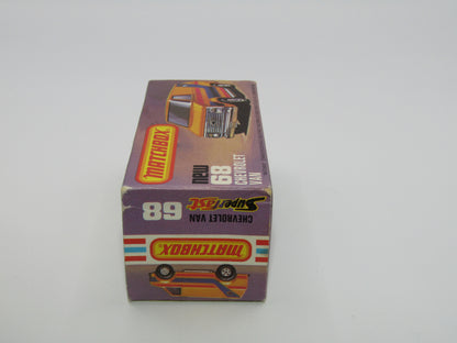 Matchbox Superfast 68C Chevy Van Yellow, Australian Issue