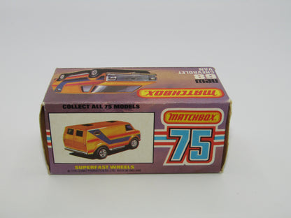 Matchbox Superfast 68C Chevy Van Yellow, Australian Issue