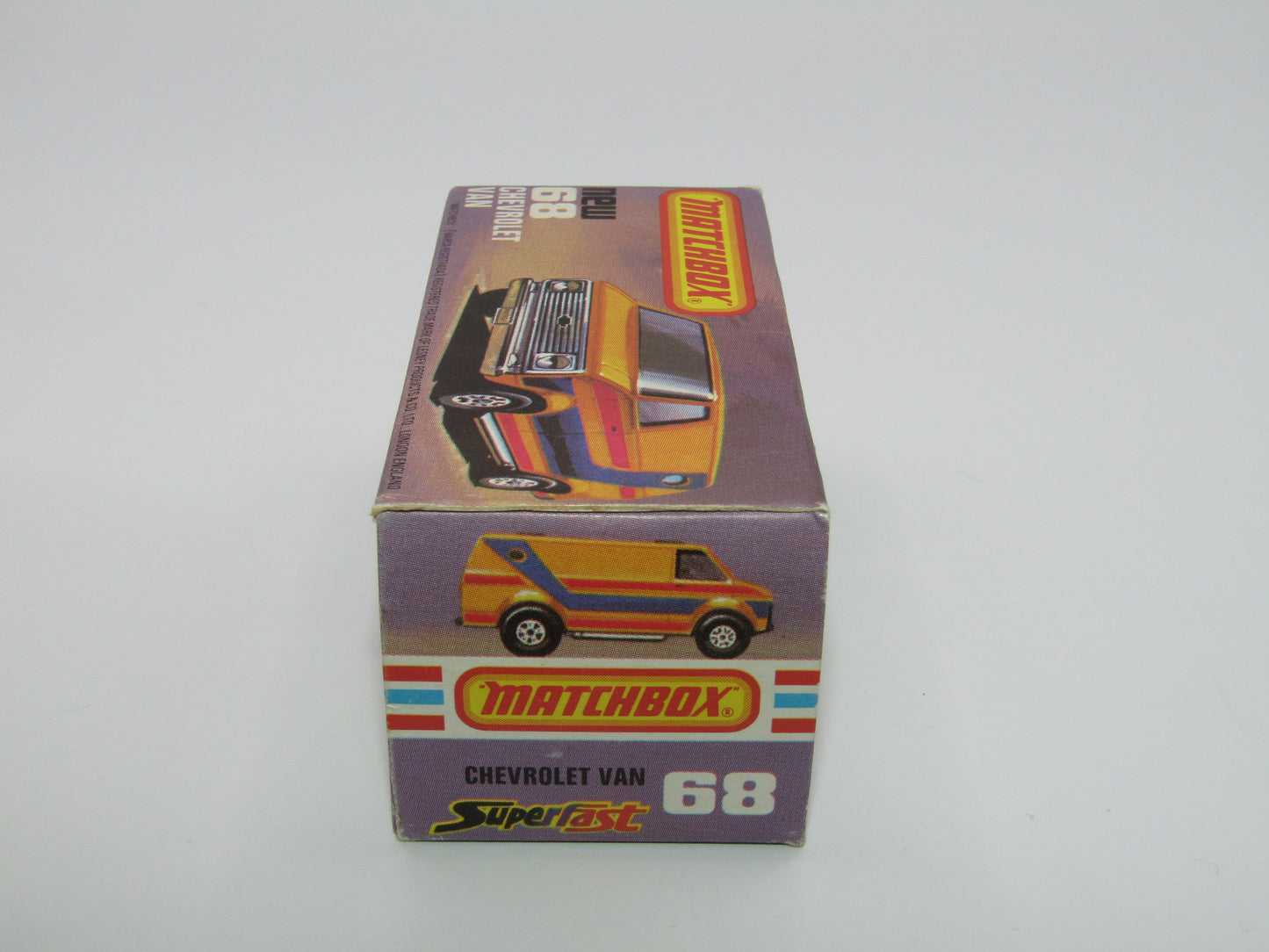 Matchbox Superfast 68C Chevy Van Yellow, Australian Issue