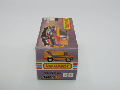 Matchbox Superfast 68C Chevy Van Yellow, Australian Issue