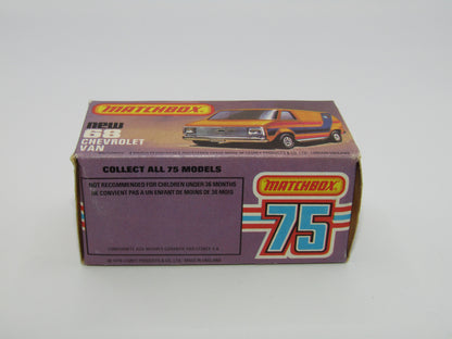 Matchbox Superfast 68C Chevy Van Yellow, Australian Issue