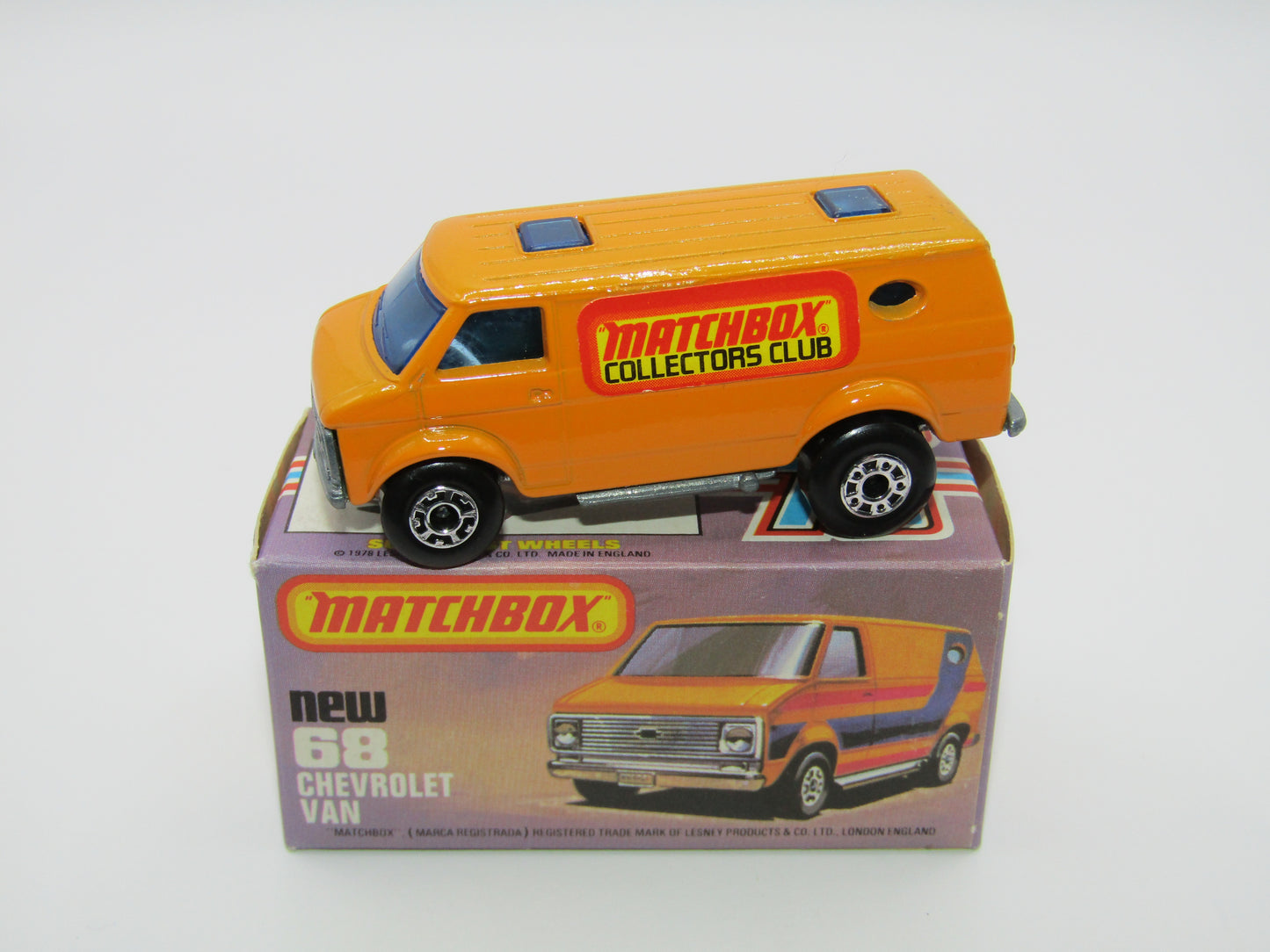Matchbox Superfast 68C Chevy Van Matchbox Collectors Club