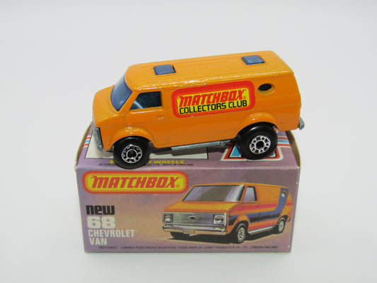 Matchbox Superfast 68C Chevy Van Matchbox Collectors Club