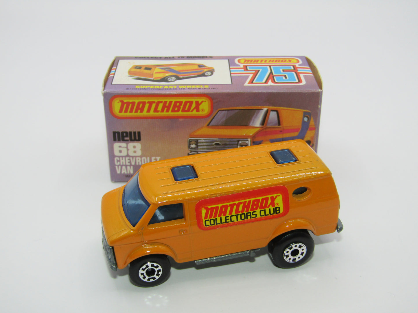 Matchbox Superfast 68C Chevy Van Matchbox Collectors Club