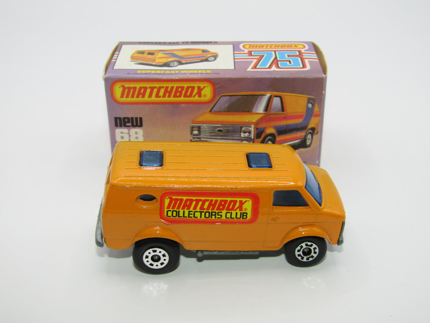 Matchbox Superfast 68C Chevy Van Matchbox Collectors Club