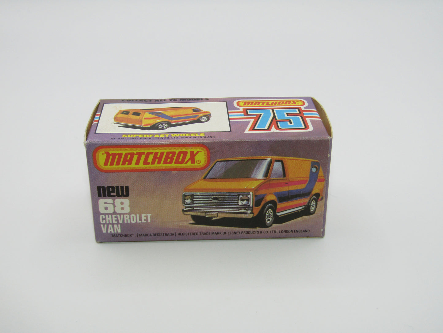 Matchbox Superfast 68C Chevy Van Matchbox Collectors Club