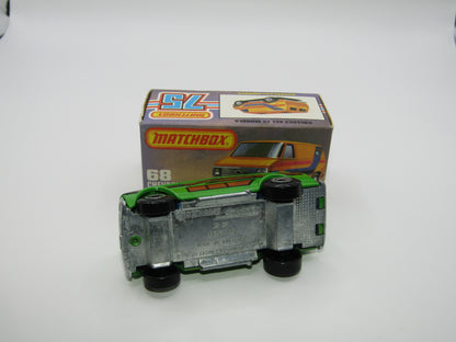 Matchbox Superfast 68C Chevy Van Green BROWN Tampo