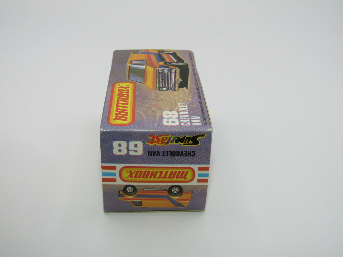 Matchbox Superfast 68C Chevy Van Green BROWN Tampo