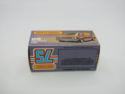 Matchbox Superfast 68C Chevy Van Green BROWN Tampo