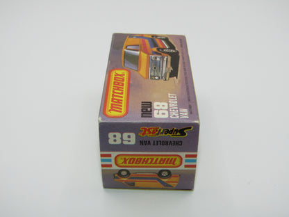 Matchbox Superfast 68C Chevy Van Green Yellow Tampo