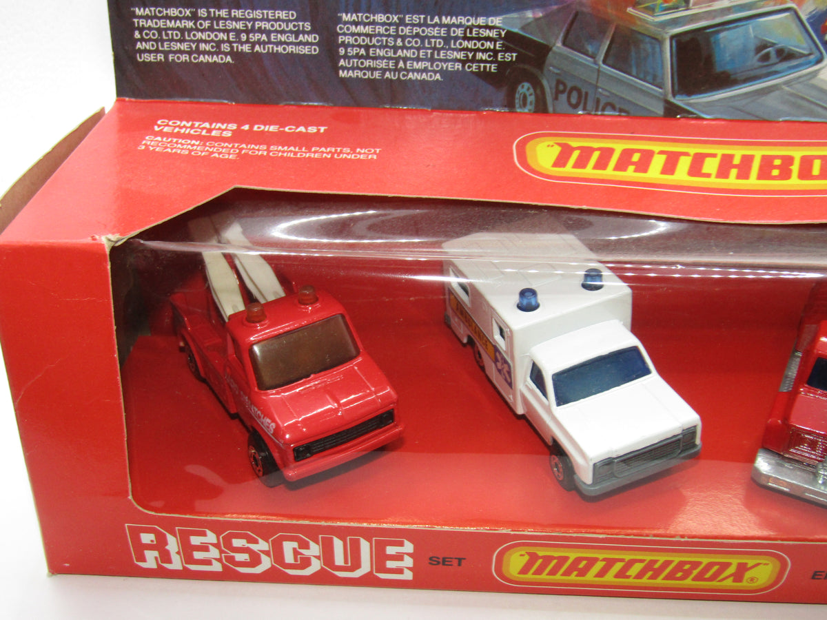 Matchbox Superfast Extremely Rare Canadian Issue Rescue Gift Set G6