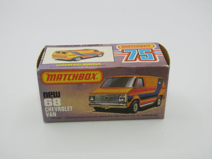 Matchbox Superfast 68C Chevy Van USA 1 Tampo
