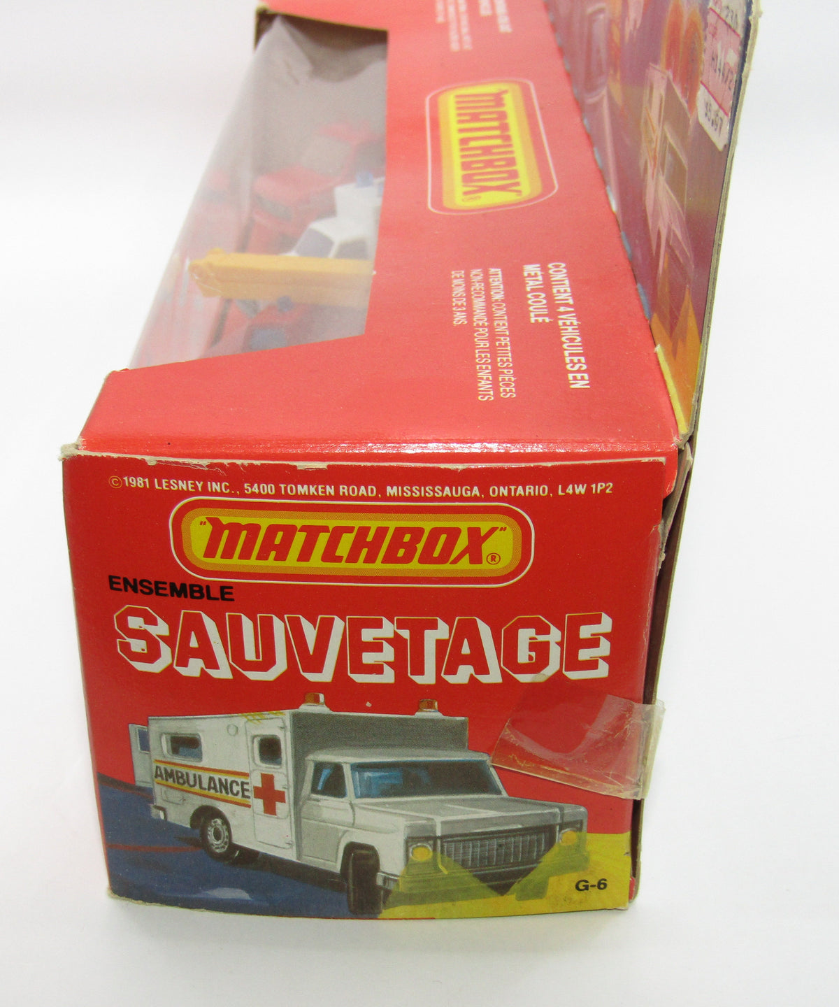 Matchbox Superfast Extremely Rare Canadian Issue Rescue Gift Set G6