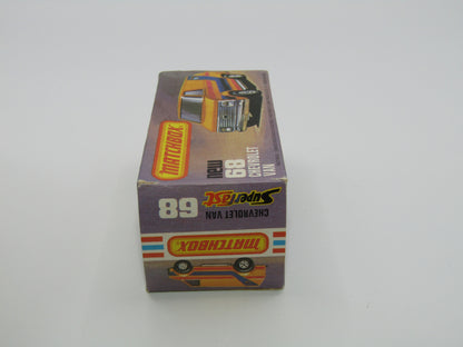 Matchbox Superfast 68C Chevy Van USA 1 Tampo
