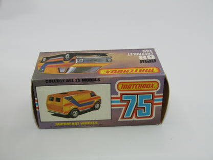 Matchbox Superfast 68C Chevy Van USA 1 Tampo
