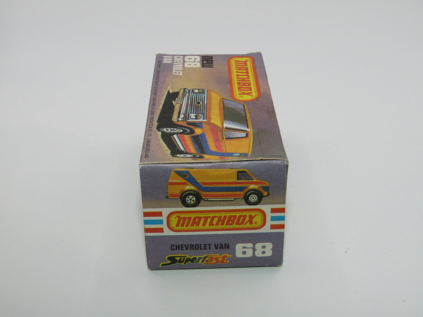 Matchbox Superfast 68C Chevy Van USA 1 Tampo