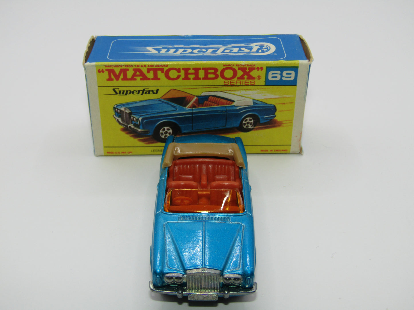 Matchbox Superfast 69A Rolls Royce Silver Shadow F Box