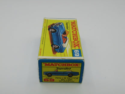 Matchbox Superfast 69A Rolls Royce Silver Shadow F Box